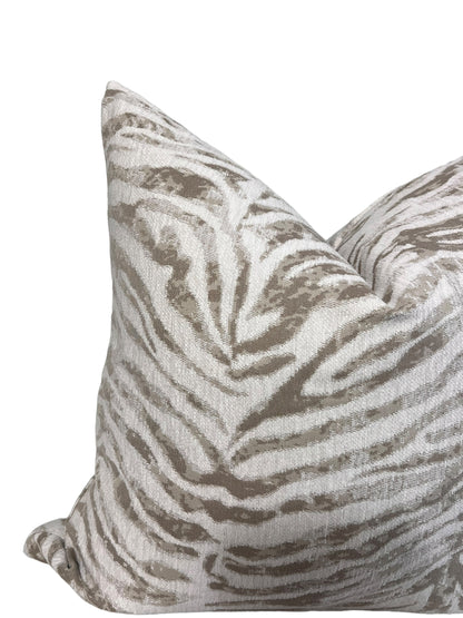 Neutral Zebra Print