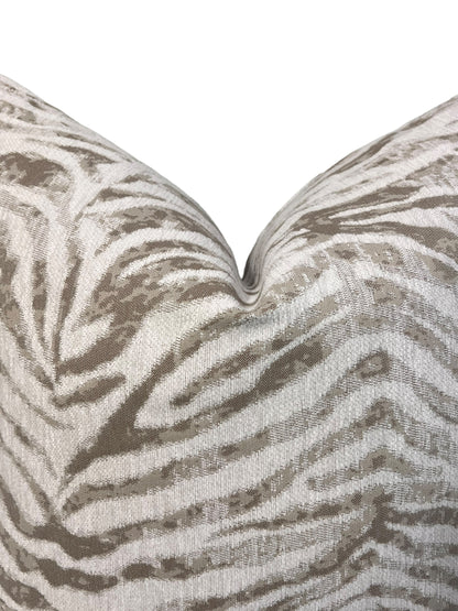 Neutral Zebra Print